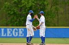 Baseball vs CGA  Wheaton College Baseball vs Coast Guard Academy during game one of the NEWMAC semi-finals playoffs. - (Photo by Keith Nordstrom) : Wheaton, baseball, NEWMAC